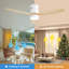 Airys 52" 3 - Blade LED Modern Classic Ceiling Fan with wood blades and Remote Control-1846556340