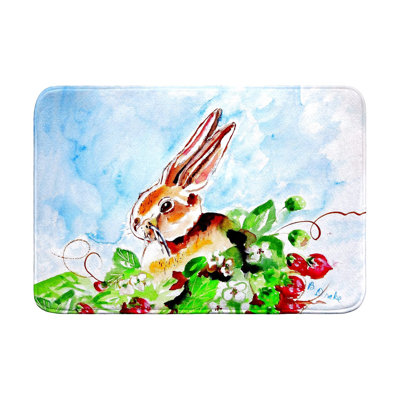 Jack Rabbit Left Bath Mat