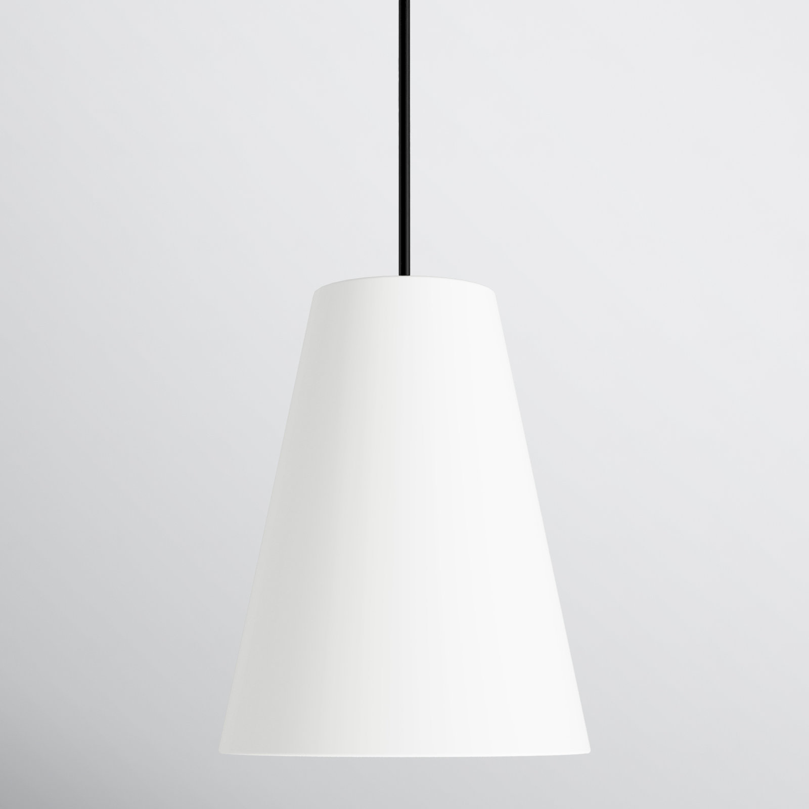 Grove Single Light Linen Blend Steel Dimmable Pendant, Black, White