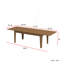 Table de salle à manger, grande table de cuisine extensible de 106,3 po-1733584607