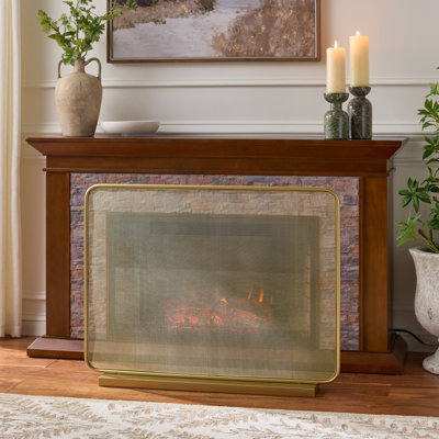 Mahendra Rectangle Iron Fireplace Screen
