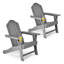 Chaise Adirondack en plastique Otego-643808245