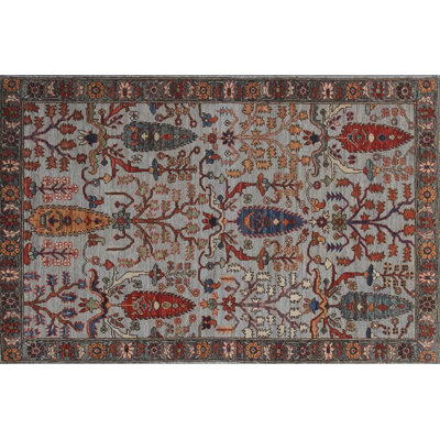 Traditional One-of-a-Kind Rectangle 3'3" X 5'1" Hand Knotted Area Rug