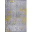 Rapture Gray/Yellow Abstract Luxury Area Rug-68901323