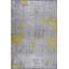 Rapture Gray/Yellow Abstract Luxury Area Rug-68901325