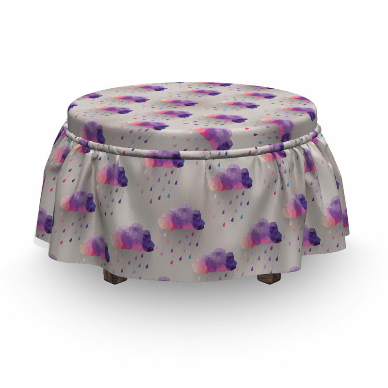 Box Cushion Ottoman Slipcover