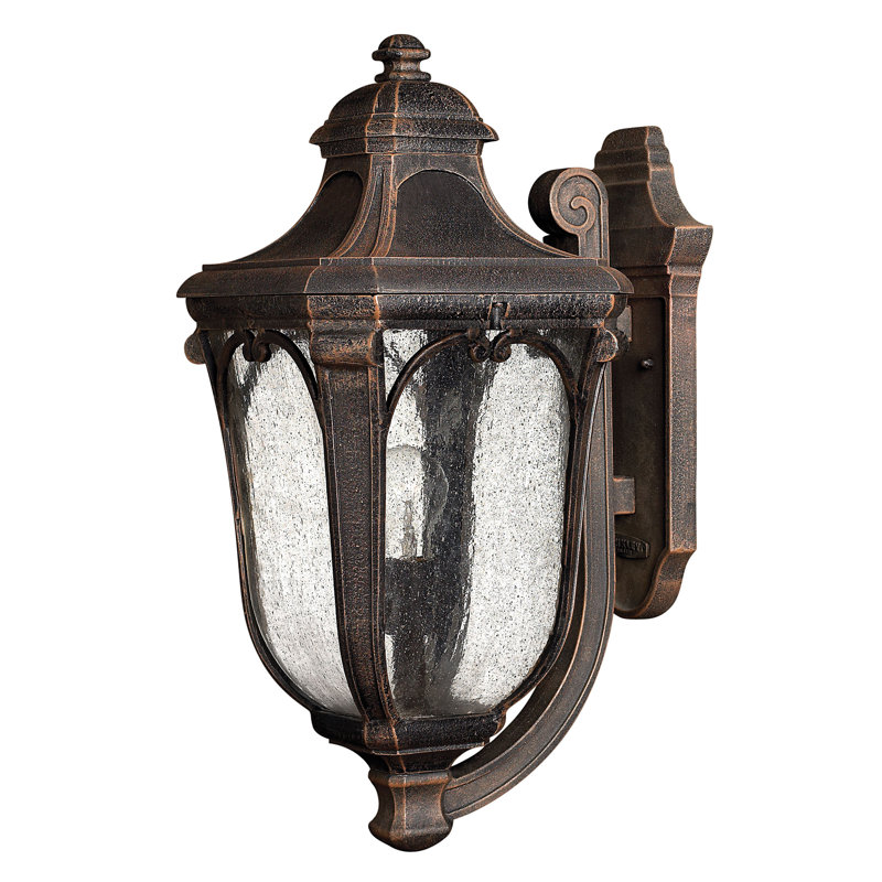 Trafalgar Outdoor Wall Lantern, Museum Black, Incandescent, No
