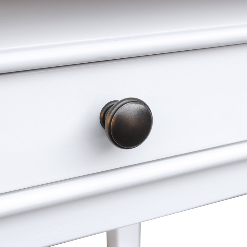 Schrum End Table, White