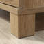 Table de chevet, finition brune