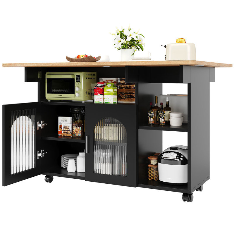 Kitchen Island, Black
