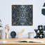 "Motif sur fond bleu" par Alonzo Saunders-1594851709