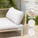 Imir 33.5" Wide Outdoor Patio Sectional with Cushions