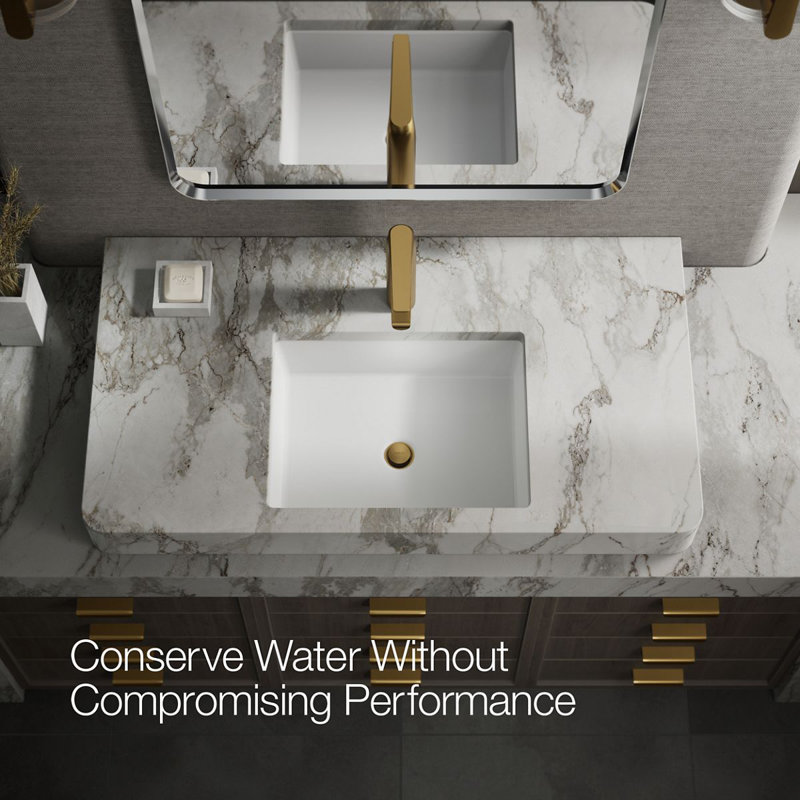 Avid Tall Single-Handle Bathroom Sink Faucet, Vibrant Brushed Moderne Brass