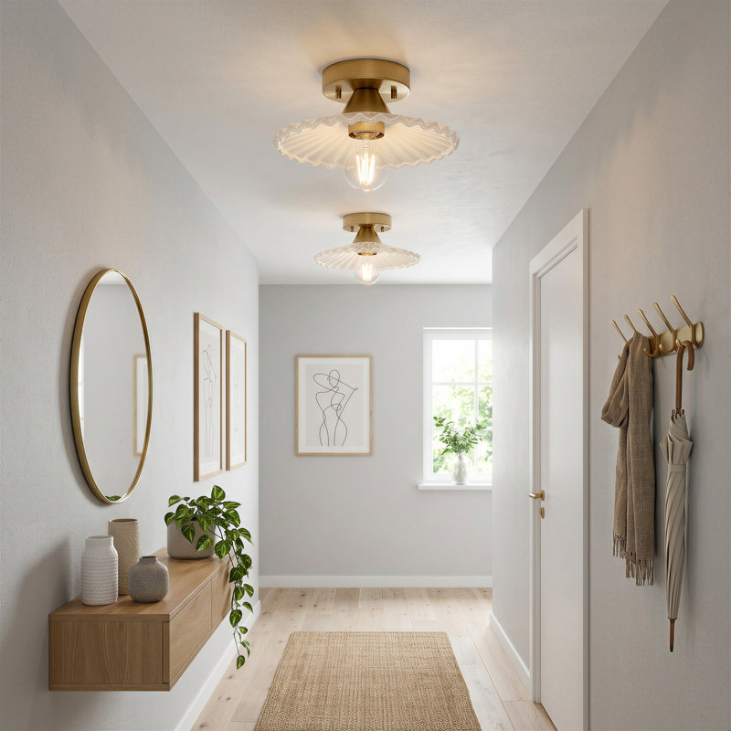 9-inch 1-light Flush Mount Ceiling Light