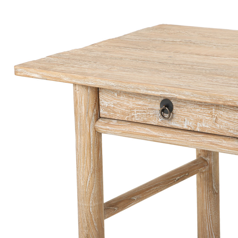 Griffith Solid Wood Writing Desk, Natural