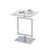 Izayah Glass Top Pedestal End Table