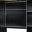 Lit mezzanine double avec lumières RVB et bureau de rangement-124549082