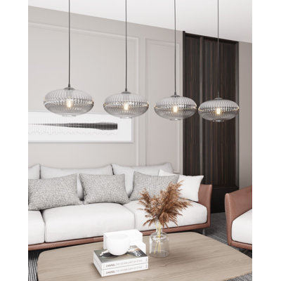 Samyiah 4 - Light Matte Black Pendant