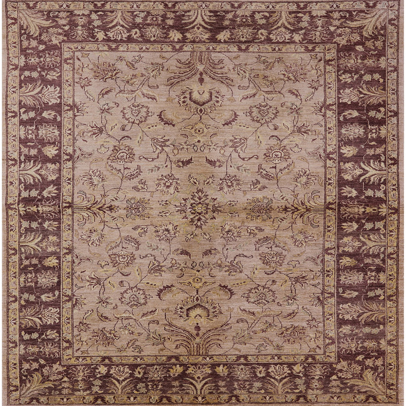 Tapis brun Everdene, Carré 5 pi