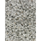 Natural Hide Cowhide Geometric Area Rug in Gray