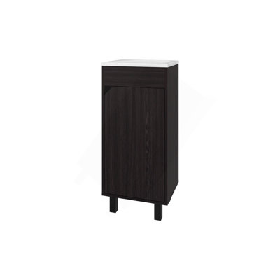Meuble-lavabo avec lavabo intégré Wengue