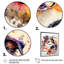 «Cute Australian Shepherds Floral I», impression sur toile-1774442774-1774442773