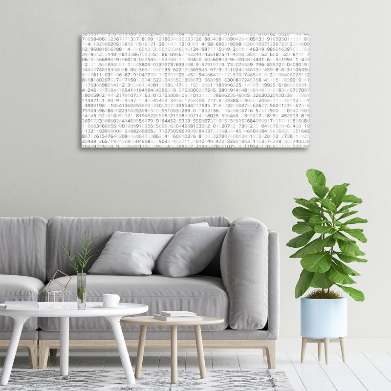 Binary Code - Wrapped Canvas Print