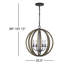 Maxwell Iron 4-Light Chandelier