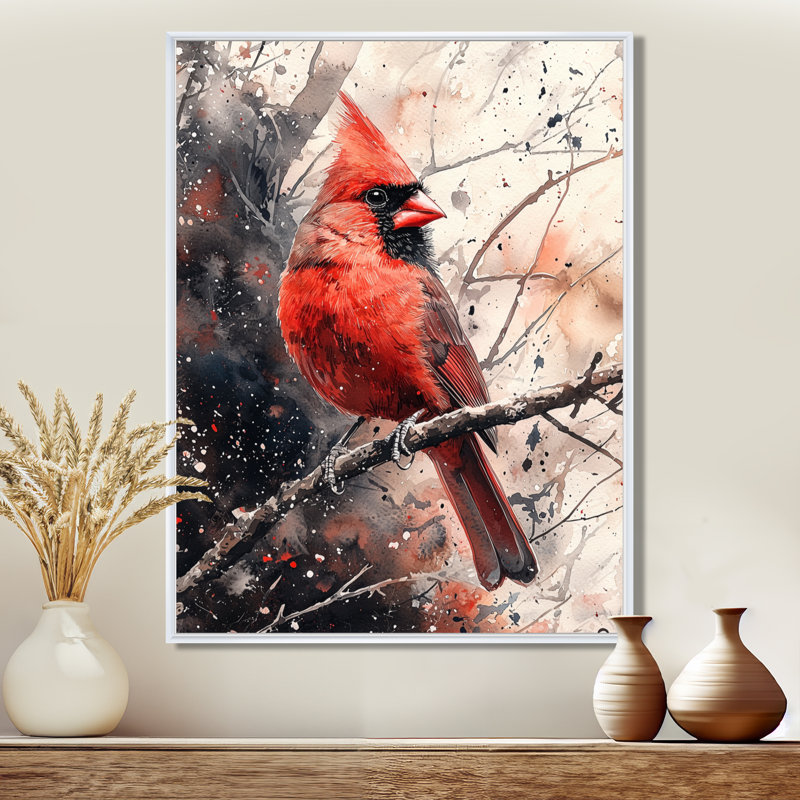 Krupp - Animals Wall Art Prints, Impression encadrée flottante, H 32 po x l 16 po, Blanc