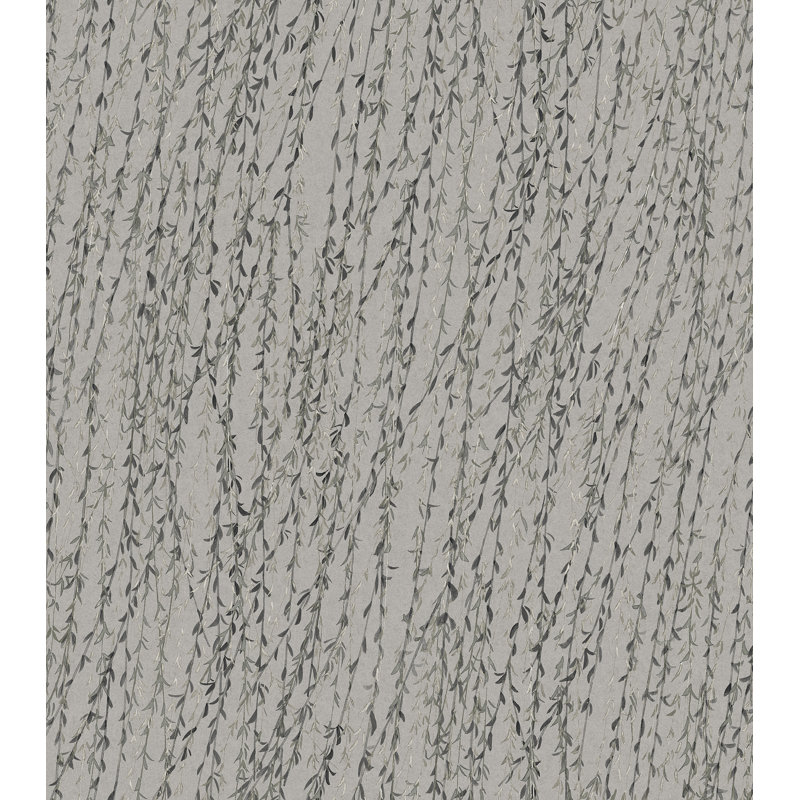 Willow Streamside Wallpaper, Grey