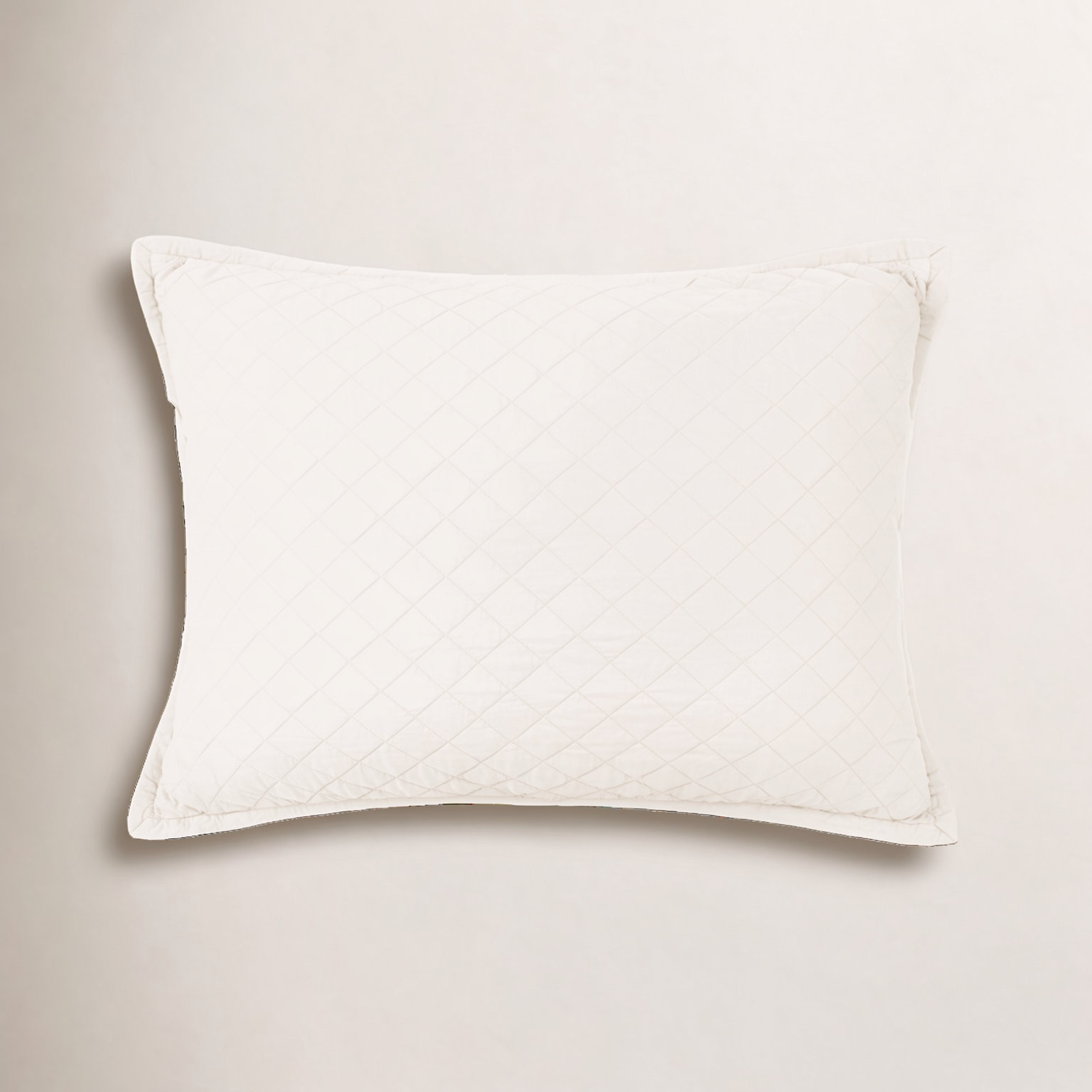 Monaco Rayon From Bamboo Sateen Throw Pillow, Ivory