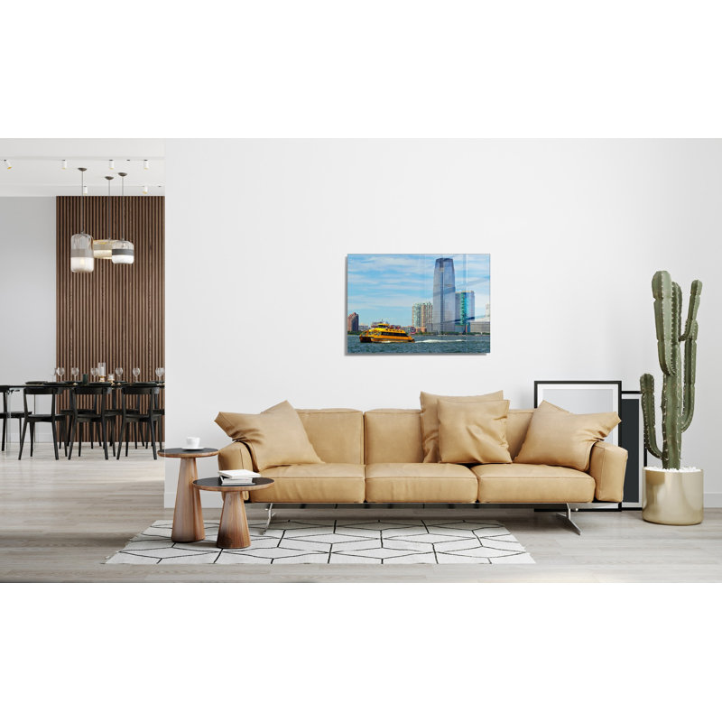 Peinture décorative en verre trempé, H 27,6 po x l 39,4 po