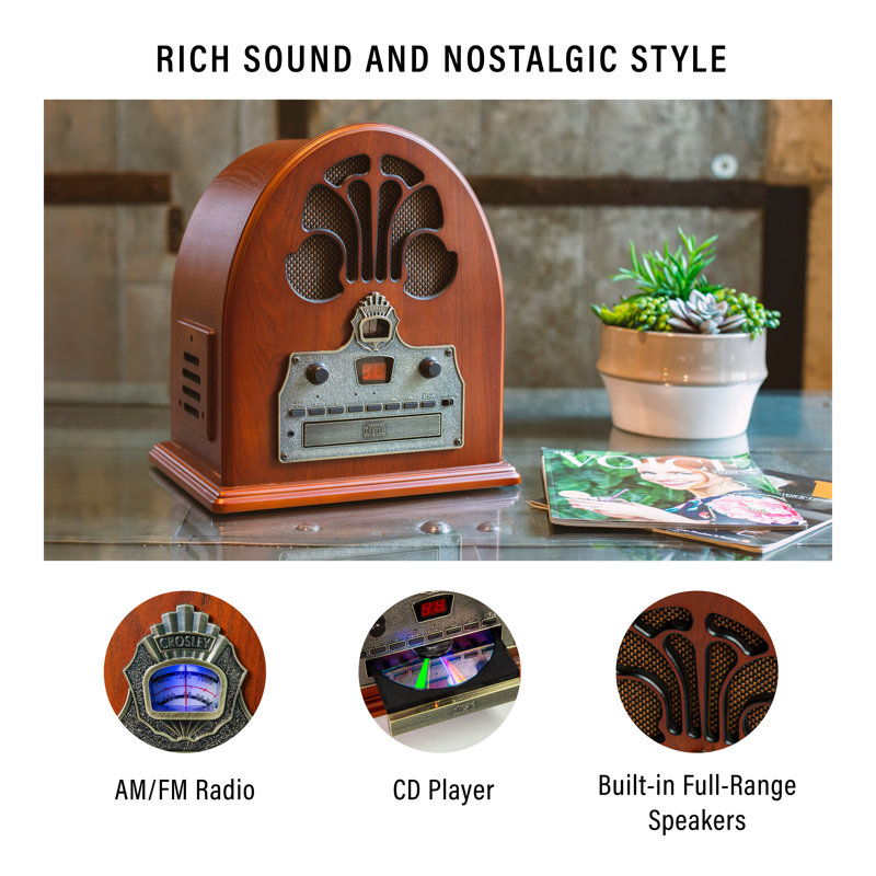 Cathedral Decorative Radio with Bluetooth