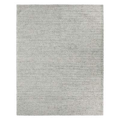 Tapis crème / gris clair fait à la main Jaipur Living Grams (5 pi x 8 pi)