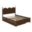 Grand lit plateforme avec lit gigogne