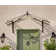 Palram - Canopia Lily Polycarbonate Clear Stationary Dome Door and Window Awning