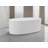 65" Freestanding Solid Surface Bathtub With Overflow And Pop-up Drain