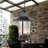 Strobel 1 - Light Black Glass Outdoor Hanging Lantern