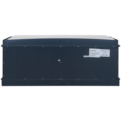 Storage Bench With 4 Doors And Adjustable Shelves, Shoe Bench With Removable Cushion For Living Room, Entryway