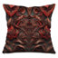 Intricate Red Floral Motif Double Sided Throw Pillows
