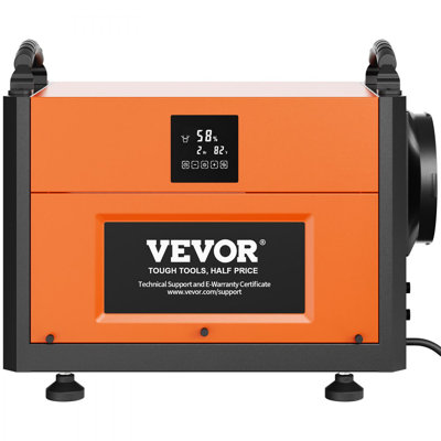 156 Pints Commercial Dehumidifier with Drain Hose for Crawl Spaces