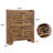 Narrow Shoe Cabinet with 2 Flip Drawers & Hooks, Slim Hidden Shoe Storage Organizer for Entryway or Hallway-1078662799