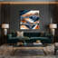 «Hawaiian Kapa», art mural sur toile grise-678568373