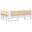 Storage Headboard Concrete 160 Cm Engineered Wood-339958434