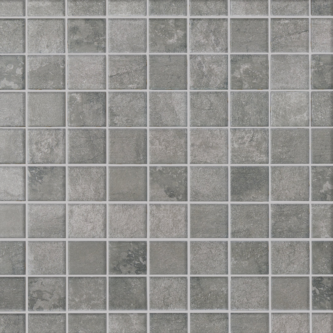 Slate Attaché 2" x 2" Porcelain Mosaic Wall & Floor Tile Daltile 