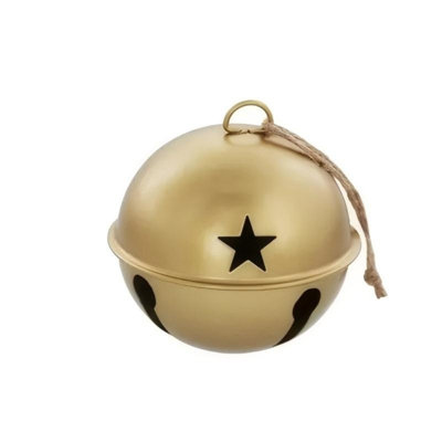 Jingle Bells Ornament  Metal Christmas Bells With Star Decor Rust-Proof Holiday Decor For Christmas Tree  Mantel Wreath Home   Festive Decorations