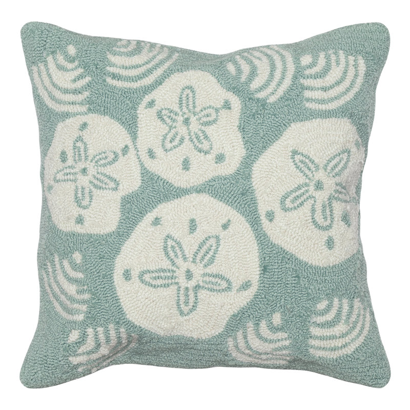  Outdoor Square Pillow Cover & Insert, Blue