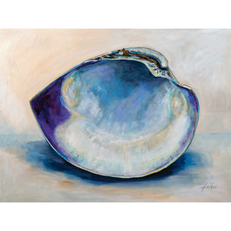 «Quahog Shell» par - impression sur toile tendue, H 12 po x l 16 po