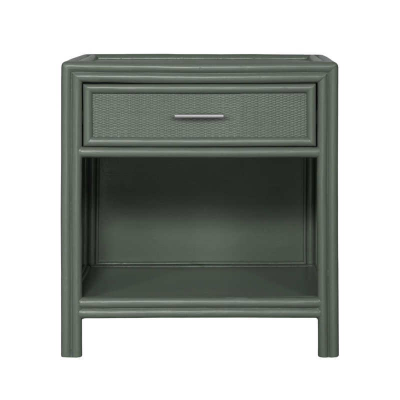 Aruba 1 - Drawer Nightstand, Evergreen