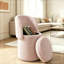 Fauteuil baril avec rangement à couvercle rabattable-409842323